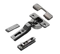 2 x Salice Cerniere a Scodellino Serie 700 Titanio Antracite con Ammortizzatore Integrato nella Scatolina 110° T48 Applicazione Lineare di SO-TECH®