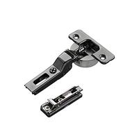 2 x Salice Cerniere a Scodellino Serie 700 Titanio Antracite con Ammortizzatore Integrato nella Scatolina 110° T48 Applicazione Lineare di SO-TECH®