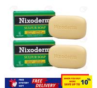 2 x sapone allo zolfo NIXODERM 100 g per alleviare i problemi comuni della pe...