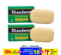 2 x sapone allo zolfo NIXODERM 100 g per alleviare i problemi comuni della pe...