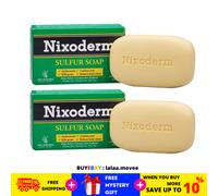 2 x sapone allo zolfo NIXODERM per alleviare i problemi comuni della pelle Ba...