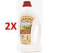 2 X Sapone Di Toscana Detersivo Liquido Bucato Lavatrice - Profumazione Fiori B