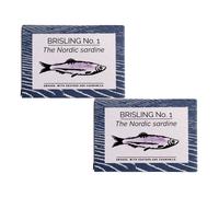 2 x sardine affumicate nordiche FANGST 100 g | camomilla ed erica
