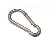 2 X Scatto Gancio Molla Chiusura Clip (Carabina) M8 Acciaio Zincato Onestopdiy