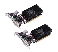 2 x Scheda di GT210 1G D2 64BIT, Carta Luminosa a Doppio Schermo, Supporta Grandi e Piccoli Telaio/Tutto in /Ufficio