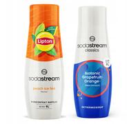 2 x Sciroppo Sodastream Lipton Ice Tea Pesca + isotonico Pompelmo Arancia