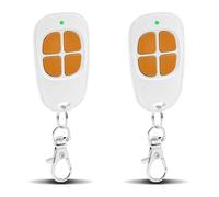 2 x SCS Sentinel Telecomando a 4 canali 433,92 MHz per cancello e garage, telecomando Sentinel compatibile con AAM0085, sicuro, durevole e facile da programmare, arancione