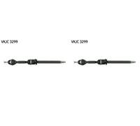 2 x Semiasse SKF per MERCEDES-BENZ B W245, KLASA A (W169)