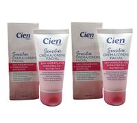 2 x Sensitive Cien Cream 24h idratazione nutriente viso 2 x 50 ml