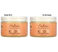2 X Shea Moisture Kids Styling Jelly Cocco E Ibisco 12 Oz / 340 G