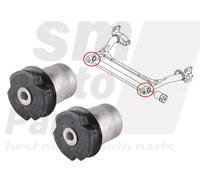 2 x Silent Sottotelaio posteriore AUDI A4 B5/A4 B5 Avant