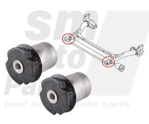 2 x Silent Sottotelaio posteriore AUDI A4 B5/A4 B5 Avant