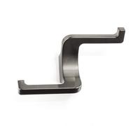 2 x SO-Tech Gancio Appendiabiti Bill Moderno Porta-Cappotti Gancio da Muro Finitura in Acciaio Inox (Grande)