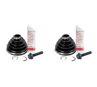 2 x Soffietto giunto semiasse FEBI BILSTEIN per AUDI, SKODA, VW 100 C4, 80 B4