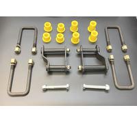 2 X Sospensione Posteriore Balestra Montaggio Kit per Nissan Navara D40 2.5TD /