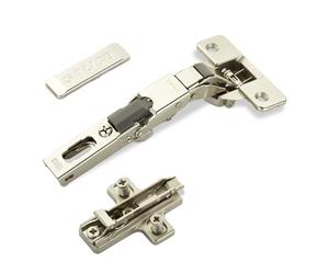 2 x SOTECH cerniere universali Salice con foratura a 110° T48 per porte arrotondate, in battuta e profilate con piastra trasversale altezza 3 mm