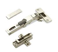 2 x SOTECH cerniere universali Salice con foratura a 110° T52 per porte arrotondate, in battuta e profilate con altezza piastra trasversale 6 mm