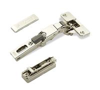 2 x SOTECH cerniere universali Salice con foro a 110° T52 con smorzatore per porte arrotondate, in battuta e profilate con altezza piastra lineare 6 mm