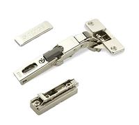2 x SOTECH cerniere universali Salice con foro a 110° T52 Push Open per porte arrotondate, in battuta e profilate con altezza piastra lineare 6 mm