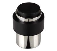 2 x SOTECH Fermaporta a Pavimento DUST in vero Acciaio inox Lucido Ø 35 mm Altezza 45 mm per Montaggio a Parete e a pavimento Fermaporta a parete