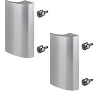 2 x SOTECH maniglia per porta balcone SEJA II alluminio colore argento 85 x 40 x 20 mm maniglia per porta patio