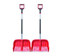 2 x spazzaneve spazzaneve Alutube 50 cm rosso spesso pale
