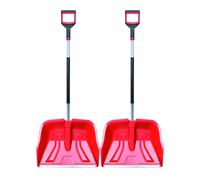 2 x spazzaneve spazzaneve Alutube 55 cm rosso spesso pale Snower