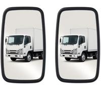2 x specchi retrovisori esterni universali 37,2 cm x 18,4 cm per furgoni, camion, auto, trattore, escavatore, utilizzabili a sinistra o a destra