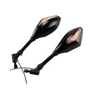 2 X Specchietti Laterali Per Indicatori Di Direzione Con Indicatore Accessori Universali Per Specchietto Retrovisore Per Moto Da 10 Mm Specchietto Retrovisore Ruotabile