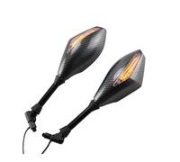2 X Specchietti Laterali Per Indicatori Di Direzione Con Indicatore Accessori Universali Per Specchietto Retrovisore Per Moto Da 10 Mm Specchietto Retrovisore Ruotabile