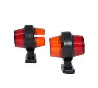 2 x Specchio Rosso Giallo Ala 24V LED Luci di Segnalazione Camion Camper Cami...