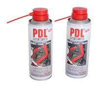 2 X Spray Catena Professionale Lubrificante Secco PDL6170 200ml Lattina