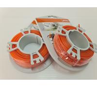 2 X STIHL 0000 930 2338 Maehfaden 2,4mm Trimmer Motorsense 14m Tondo Orange (2St