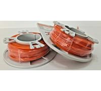 2 X Stihl Filo Di Taglio Quadrato, Arancione, 2,4 Mm X 83M, 0000 930 2641