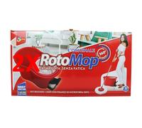 2 X Super Five Kit Rotomop L'originale Secchio + Mop Con Frange In Microfibra 1