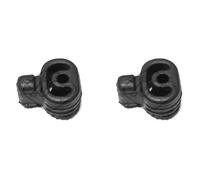 2 x Supporto in gomma scarico Metalcaucho per FORD KA I, STREET I