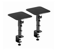 Coppia Supporto da Tavolo Altoparlanti Treppiede Casse DJ Stand Gaming Nero B...