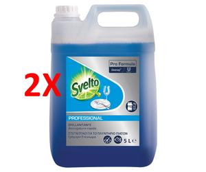2 X Svelto Brillantante Liquido Tanica 5 Litri Formato Professionale