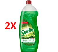 2 X Svelto Detersivo Piatti Limone 980 Ml