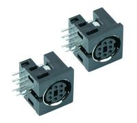 2 x Switch Electronics Connettore Audio DIN Mini PCB a 7 Vie Saldatura