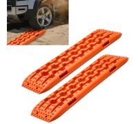 2 x tappetini di trazione Offroad - robuste piastre di trazione, 10T Recovery Board per fuoristrada | per il recupero di neve e fango, antiscivolo a croce e pentagono per auto, e camion