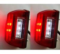 # 2 X Targa Numero Luci LED per Camion Rimorchio Volvo Man Scania DAF Renault
