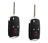 2 x telecomando per chiave elettronica, stile flip a lama larga, ricambio per Mitsubishi Eclipse Galant 2007 2008 2009 2010 2011 2012 (OUCG8D-620M-A 850G-G8D620MA)