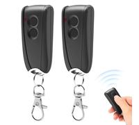 2 x Telecomando per Hörmann, Telecomando per Cancello EcoStar RSC2-433, RSE2-433, RSZ1-433, 2 canali, trasmettitore manuale per Hormann EcoStar 500/700/800 per Portronic D2500/D5000/S4000