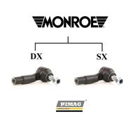 2 x Testina Scatola Sterzo per Nissan X-TRAIL T31 Renault Koleos I