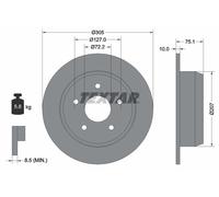 2 x TEXTAR 92113700 Disco freno per JEEP,JEEP (BJC)