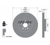 2 x TEXTAR 92168203 Disco freno per VOLVO,VOLVO ASIA