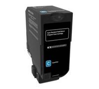 2 X TONER 74C2SC0 CIANO COMPATIBLE PER LEXMARK CS720de,CS720dte,CS725de,CS725dte