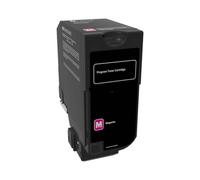 2 X Toner 78C2XM0 magenta Alta capacità compatibile per LEXMARK CS421,CS521,CS62