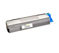 2 X TONER C5800 GIALLO COMPATIBILE SERIE ECO PER OKI C5550 C5800 C5900 43324421